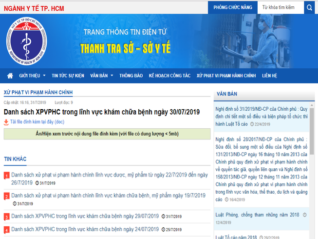 Vi phạm về quảng cáo, hàng loạt cơ sở bị xử phạt