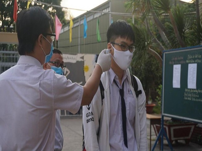 TP.HCM: Thí sinh thi tốt nghiệp THPT được tháo khẩu trang