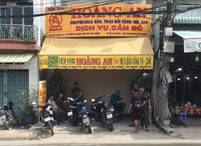 Tiệm vàng tại Bình Dương bị mất gần 200 lượng trong đêm