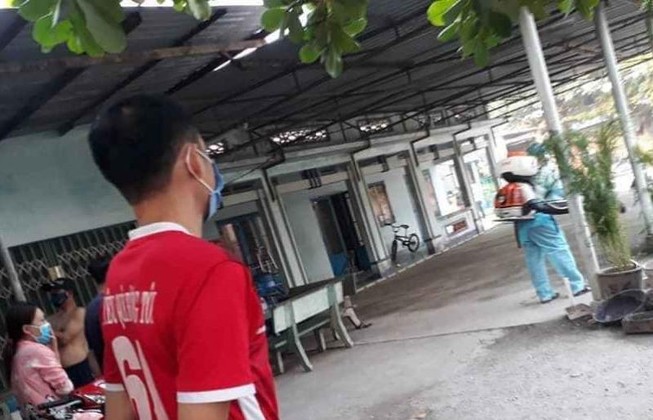 Khu nhà trọ có người bay cùng bệnh nhân số 54 bị phong tỏa