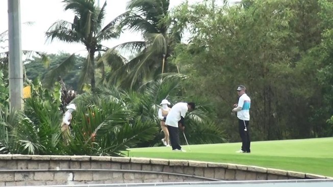 Bất chấp lệnh cấm, sân golf lớn ở Bình Dương vẫn hoạt động