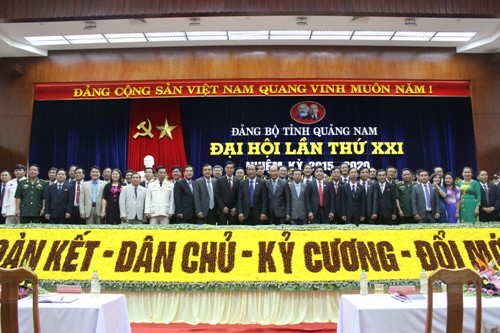 Bế mạc Đại hội Đảng bộ tỉnh Quảng Nam lần thứ XXI