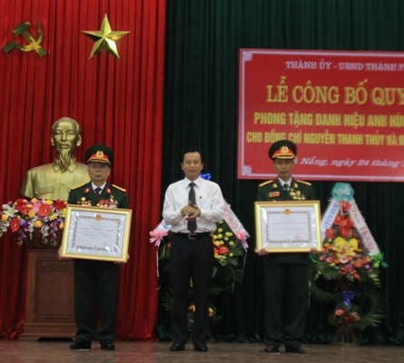 Đà Nẵng có thêm hai Anh hùng