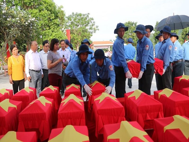Đưa 125 hài cốt liệt sĩ hy sinh tại Campuchia về đất mẹ