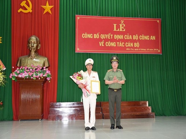 Công an Bến Tre có tân giám đốc