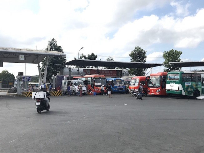 Bến xe khách trung tâm TP. Cần Thơ. Ảnh Hải Dương