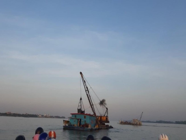 An Giang: Cấm khai thác cát sông vào ban đêm