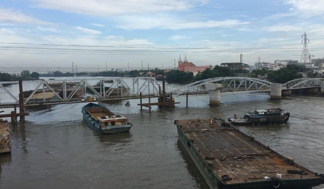 30-4 hoàn thành xây dựng cầu đường sắt Bình Lợi mới