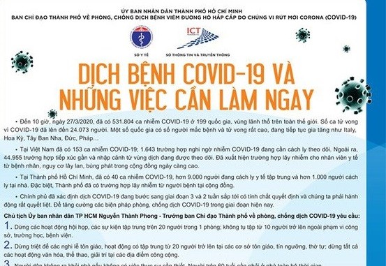 12 việc cần làm ngay trong 14 ngày vàng chống dịch
