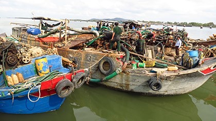 Bà Rịa-Vũng Tàu: Phát hiện bảy điểm có dấu hiệu khai thác cát trái phép