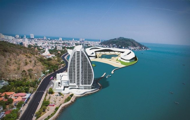 Lấn biển Vũng Tàu, chủ đầu tư Hồ Mây nói 'dự án hợp pháp'