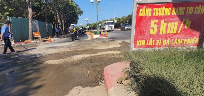 Vũng Tàu 'hiến kế' cách giảm bụi tại dự án nhà ở đang xây dựng