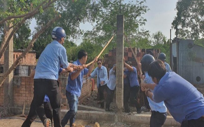 Xử lý công trình xây trái phép gần mặt tiền đường ở Vũng Tàu
