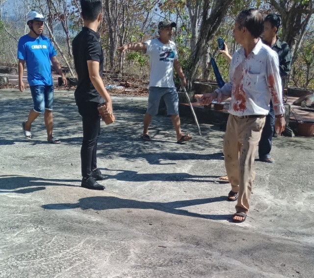 Nhóm người đập phá, đánh người ở Khu du lịch Long Sơn