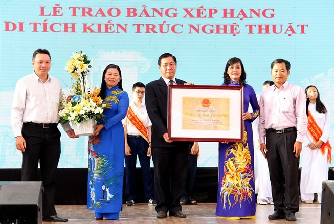 Trường Lê Hồng Phong được công nhận Di tích Kiến trúc Nghệ thuật