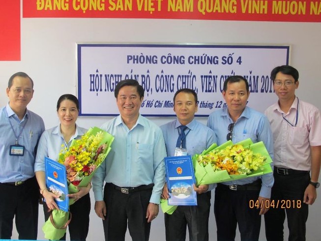 Bổ nhiệm 2 phó Phòng Công chứng số 4 TP.HCM