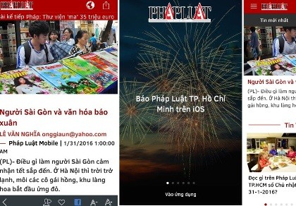 Báo Pháp Luật TP.HCM ra mắt ứng dụng trên nền tảng iOS