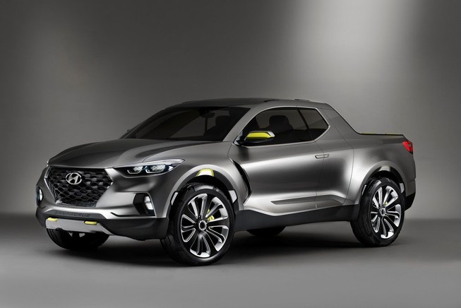 Lộ diện Hyundai Santa Cruz mới nâng cấp thiết kế