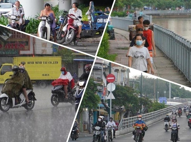Đường phố TP.HCM lại đông đúc sau 10 ngày cách ly xã hội