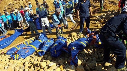 Lại sạt lở mỏ ngọc bích Myanmar, 50 người nghi đã chết