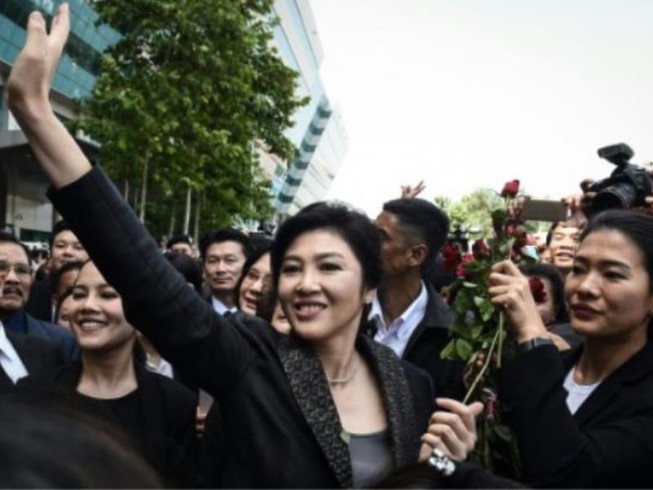 4.000 cảnh sát bảo vệ phiên tòa tuyên án bà Yingluck