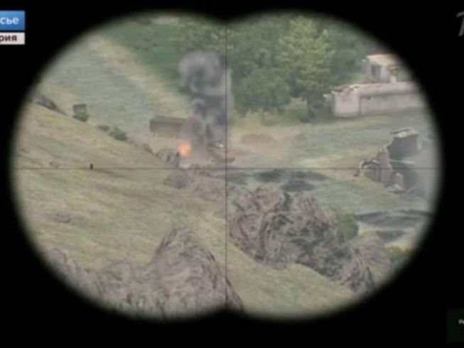 Đài Nga gắn clip game bắn súng mô tả chiến tranh Syria