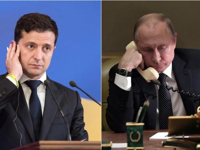 Ông Putin-Zelenskiy lần đầu điện đàm, bàn về xung đột Ukraine