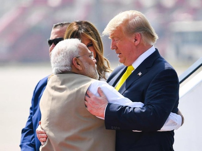 Thủ tướng Ấn Độ Narendra Modi (trái) và Tổng thống Mỹ Donald Trump. Ảnh: GETTY