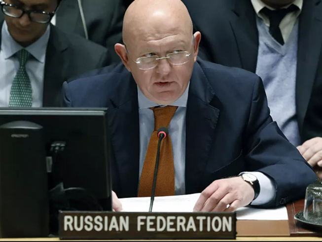 Đại diện thường trực Nga tại Liên Hiệp Quốc – ông Vassily Nebenzia. Ảnh: SPUTNIK