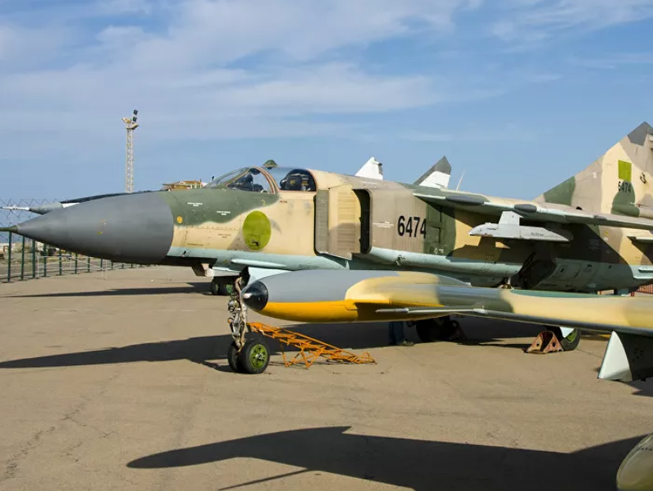 Tiêm kích MiG-23MS của Không quân Libya. Ảnh: SPUTNIK