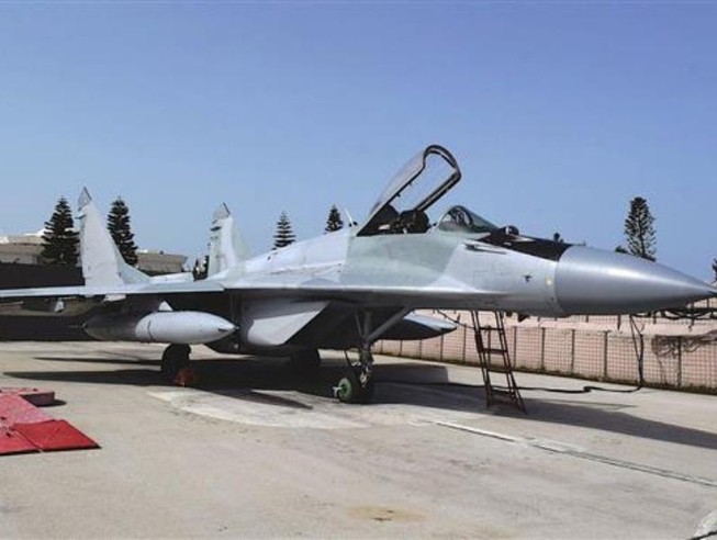 Tiêm kích MiG-29 tại căn cứ không quân Khmeimim (Syria). Ảnh: PRESS TV
