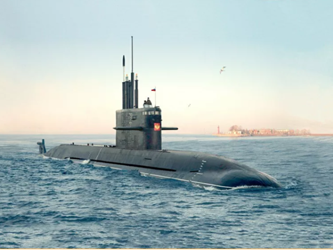 Tàu ngầm Amur 1650 lớp Lada. Ảnh: SPUTNIK