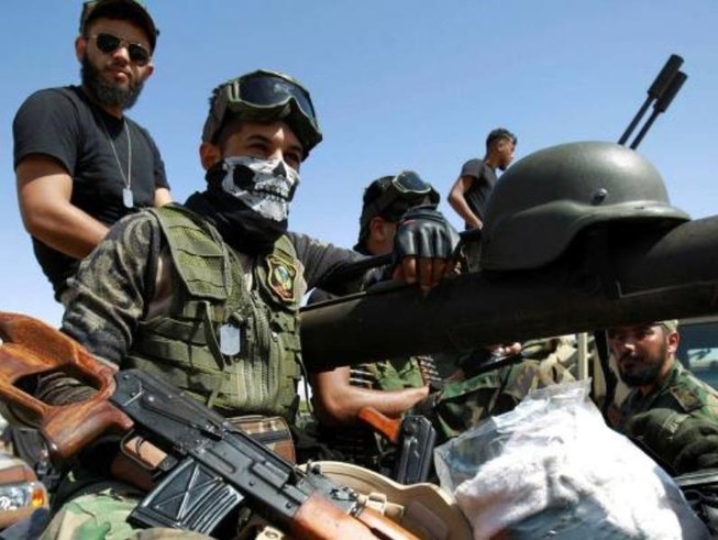 Các thành viên của Quân đội Quốc gia Libya (LNA).
