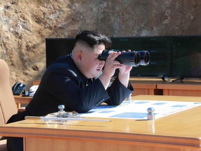 Nhà lãnh đạo Triều Tiên Kim Jong-un.