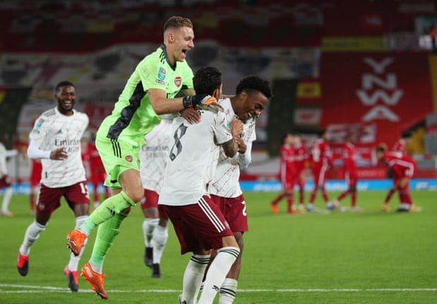 Thủ môn tỏa sáng, Arsenal hạ Liverpool vào tứ kết League Cup