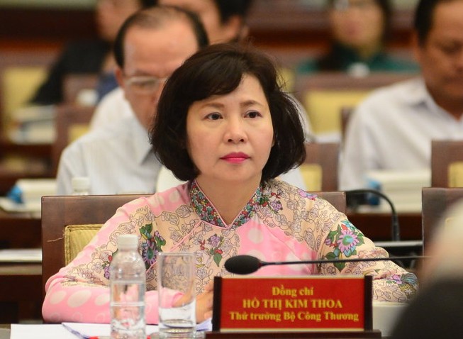 Miễn nhiệm Thứ trưởng Bộ Công Thương Hồ Thị Kim Thoa