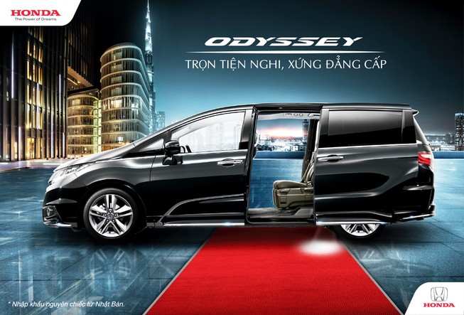 Honda Odyssey 2017 'Trọn tiện nghi, xứng đẳng cấp'