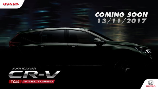 Honda hé lộ mẫu CR-V thế hệ mới bảy chỗ