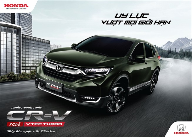 Chính thức ra mắt Honda CR-V 7 chỗ hoàn toàn mới