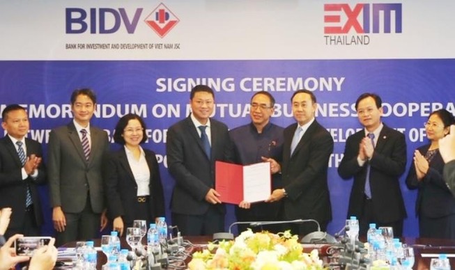 BIDV và EXIM Thái Lan ký thỏa thuận hợp tác chung