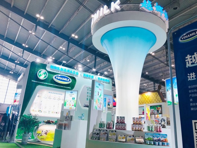 Vinamilk quảng bá sữa đến với người tiêu dùng Trung Quốc