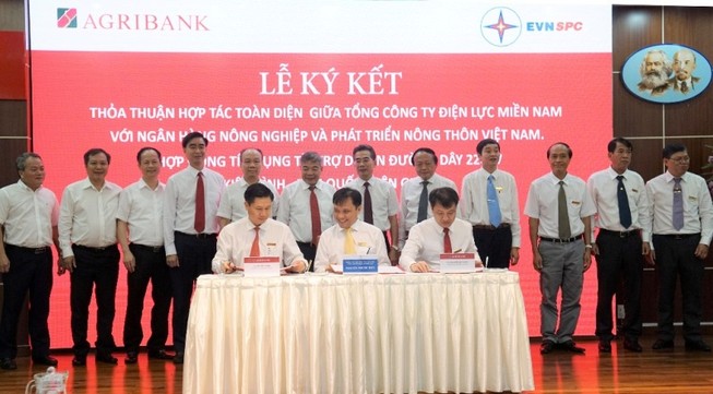 EVNSPC ký kết thỏa thuận hợp tác với Agribank