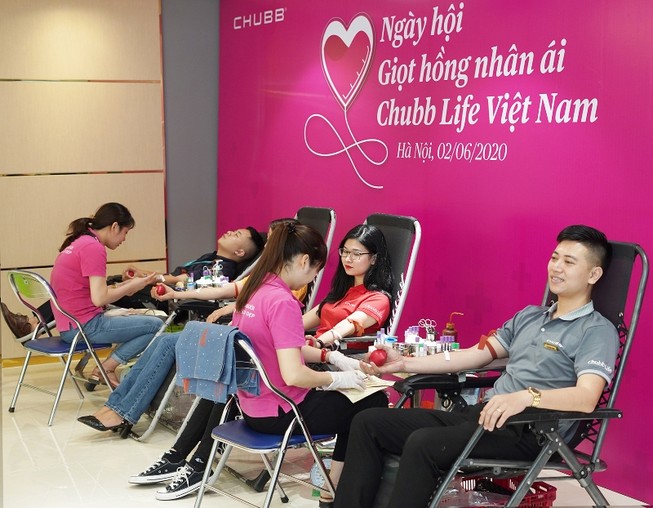 Chubb Life Việt Nam tổ chức chương trình hiến máu tình nguyện