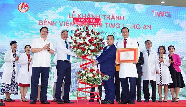 Khánh thành Bệnh viện Sản nhi TWG Long An