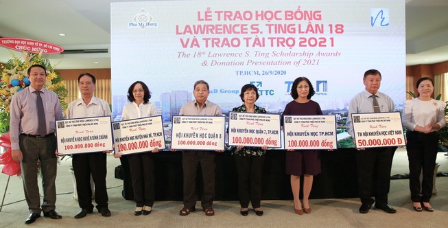 Quỹ Lawrence S. Ting trao hơn 8,5 tỷ đồng học bổng
