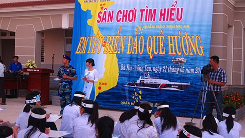 Phối hợp tổ chức tuyên truyền về biển đảo cho học sinh Bà Rịa-Vũng Tàu