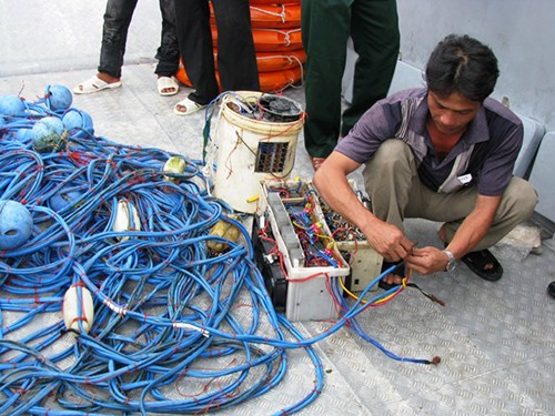 Xử lí 8 phương tiện vi phạm trên biển