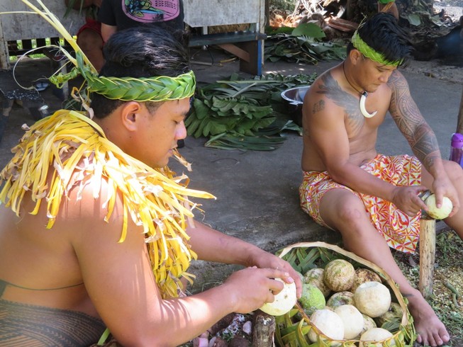 Người Samoa tự hào nguồn lương thực của mình chưa từng ảnh hưởng hóa chất nông nghiệp hoặc gen biến đổi sinh học. Ảnh: NGUYỄN CHÍ LINH