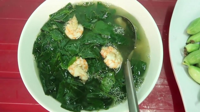 Canh rau bình bát nghe mát từ cái tên gọi mát đi
