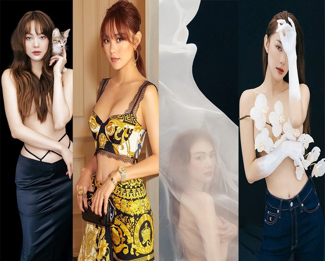 Minh Hằng khoe dáng gợi cảm đón tuổi 33